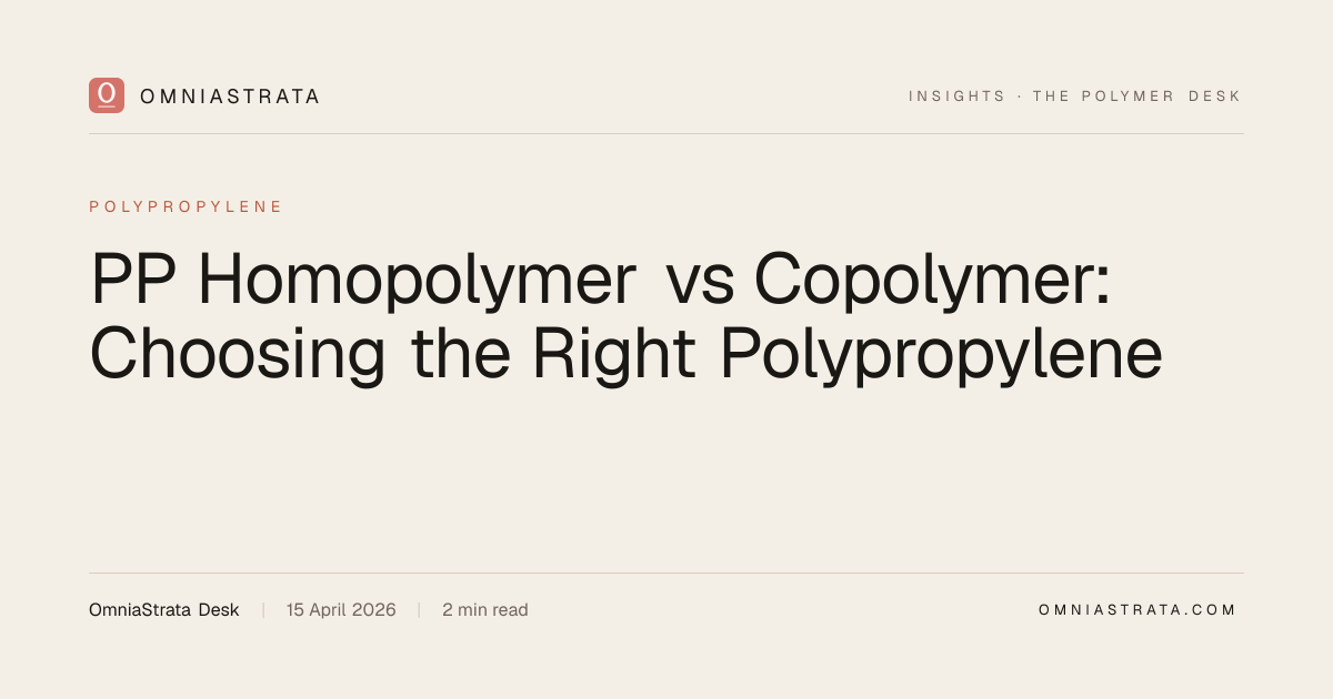 PP Homopolymer vs Copolymer: Choosing the Right Polypropylene ...